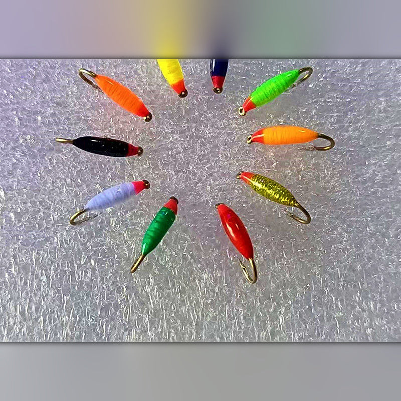 Bionic Fly Lures, Barbed Hook Flies, Sizes 14–20