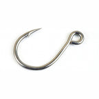 Slow Pitch Jigging Single Hooks, Barbed, 10-Pack, Sizes 8–10/0