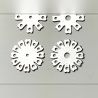DIY Multi-Hook Rig Parts: Aluminum Plates, Loops, Hooks, Tubing