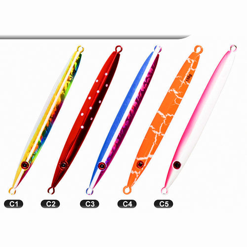 Slow Pitch Jig, 40–200 g (1.4–7.1 oz), No Hooks