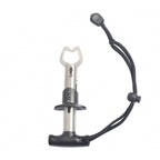 Stainless Steel Fish Gripper with Lanyard, Mini Pistol Grip