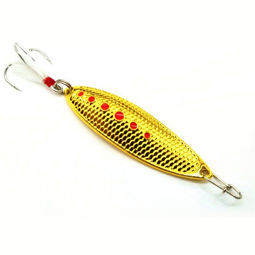 Metal Casting Spoon with Feather Treble Hook, 10–20 g (0.35–0.7 oz)