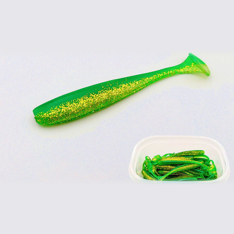 T-Tail Soft Plastic Swimbait, 50 Pack, 3.5–7 cm (1.4–2.8 in)