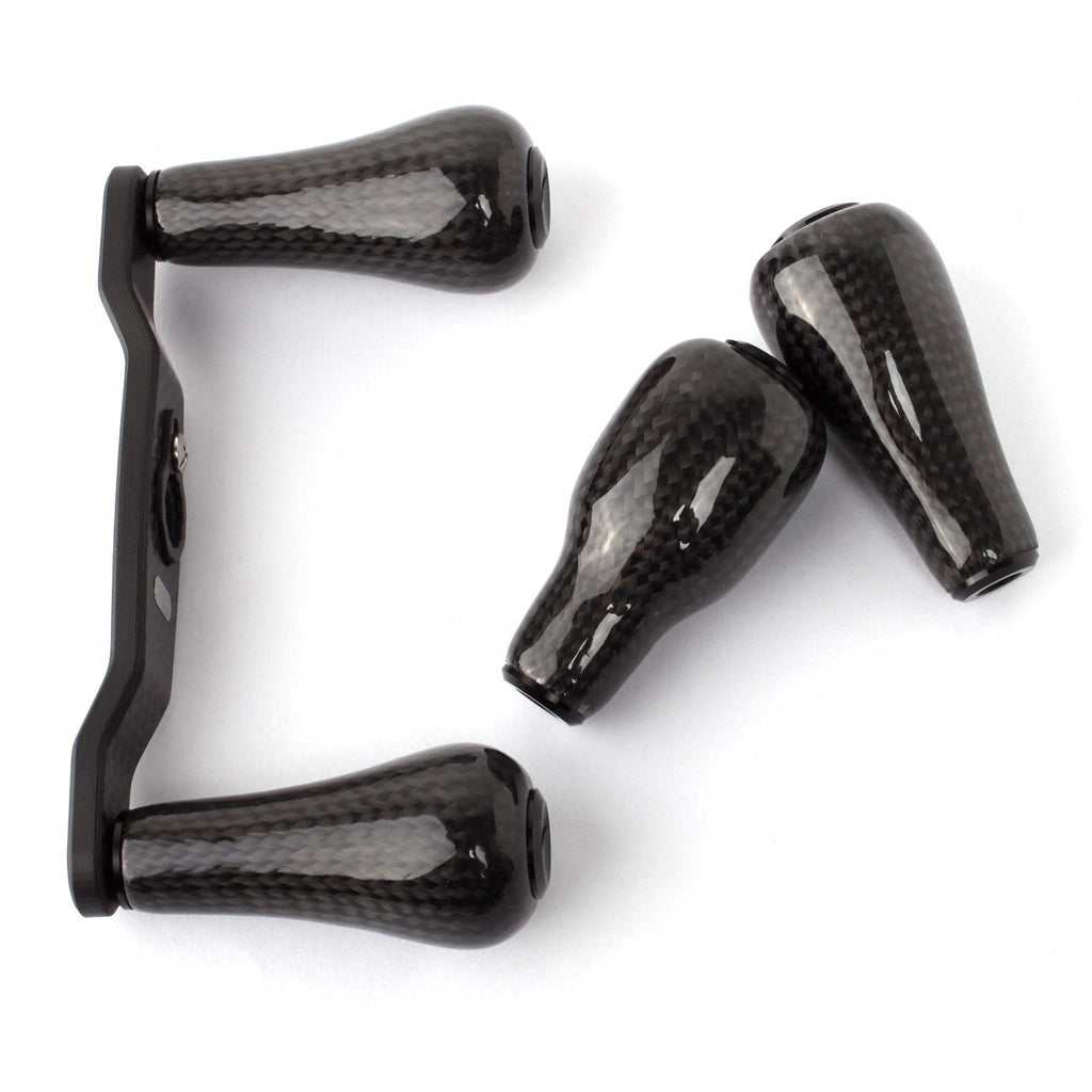 Carbon Fiber Double Handle & Knobs for Baitcasting Reel