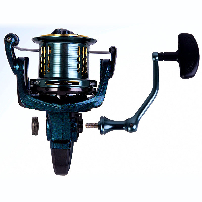 All-Metal Spinning Reel, Long Cast, Sizes 8000–14000