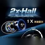 Round Baitcasting Reel, Electromagnetic Brake, 144 g (5.1 oz)
