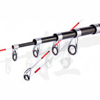 Soft Tip Carbon Rock Fishing Rod, 5-Section, 2.1–3.6 m (6.9–11.8 ft)