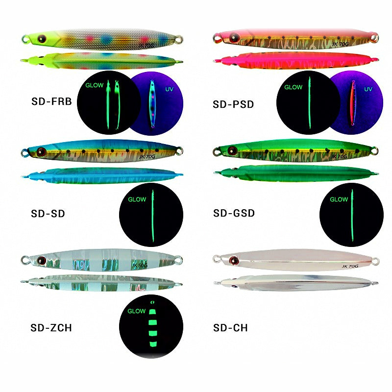 Fast-Sinking Metal Jig, 50–120 g (1.8–4.2 oz)