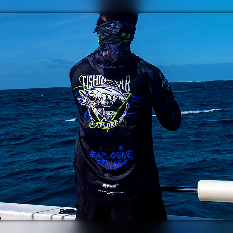 UPF 50+ Sun Protection Fishing Hoodie, Cooling Shirt