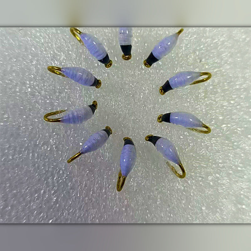 Black Head Nymph Fly Hooks, Barbed, Sizes 10–20, 5 or 10 pk