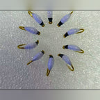 Black Head Nymph Fly Hooks, Barbed, Sizes 10–20, 5 or 10 pk