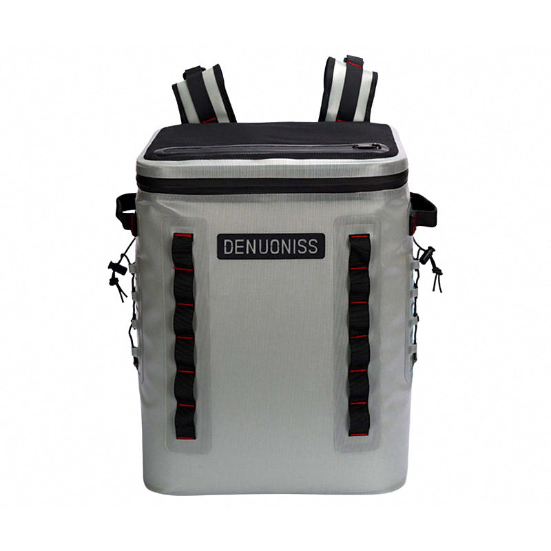 Insulated Cooler Backpack, Light Gray