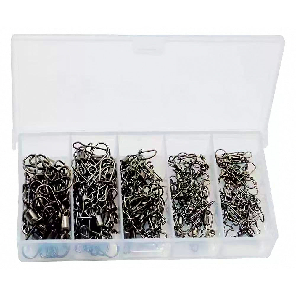 Stainless Steel Swivel & Safety Snap Kit, 50 or 100 pcs