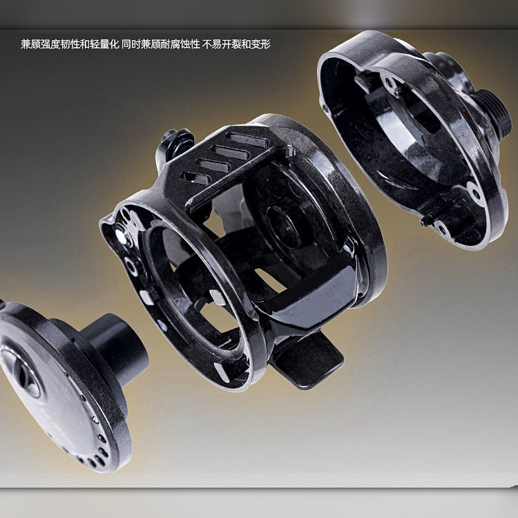 Baitcasting Reel, 6-Bearing, Carbon Version, Left/Right Hand