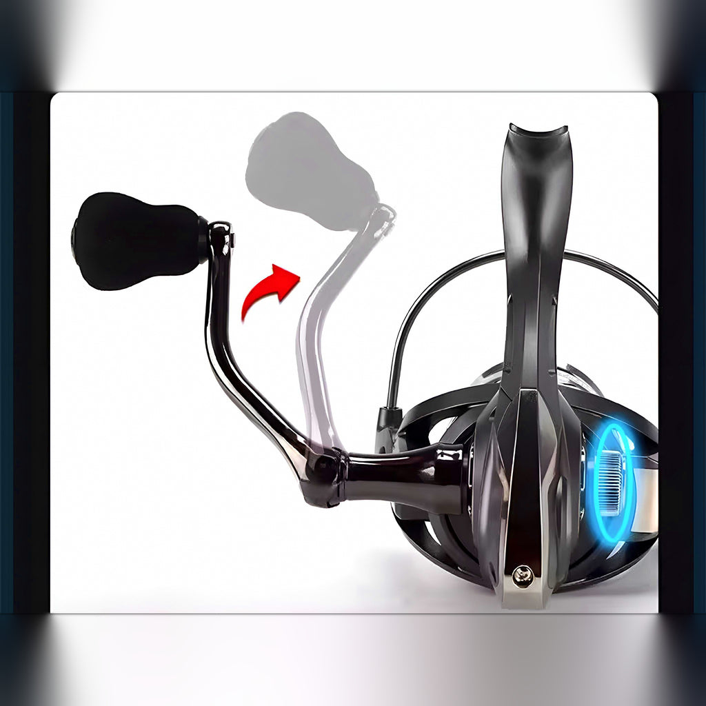 Metal Long Cast Spinning Reel, 2000–7000 Series