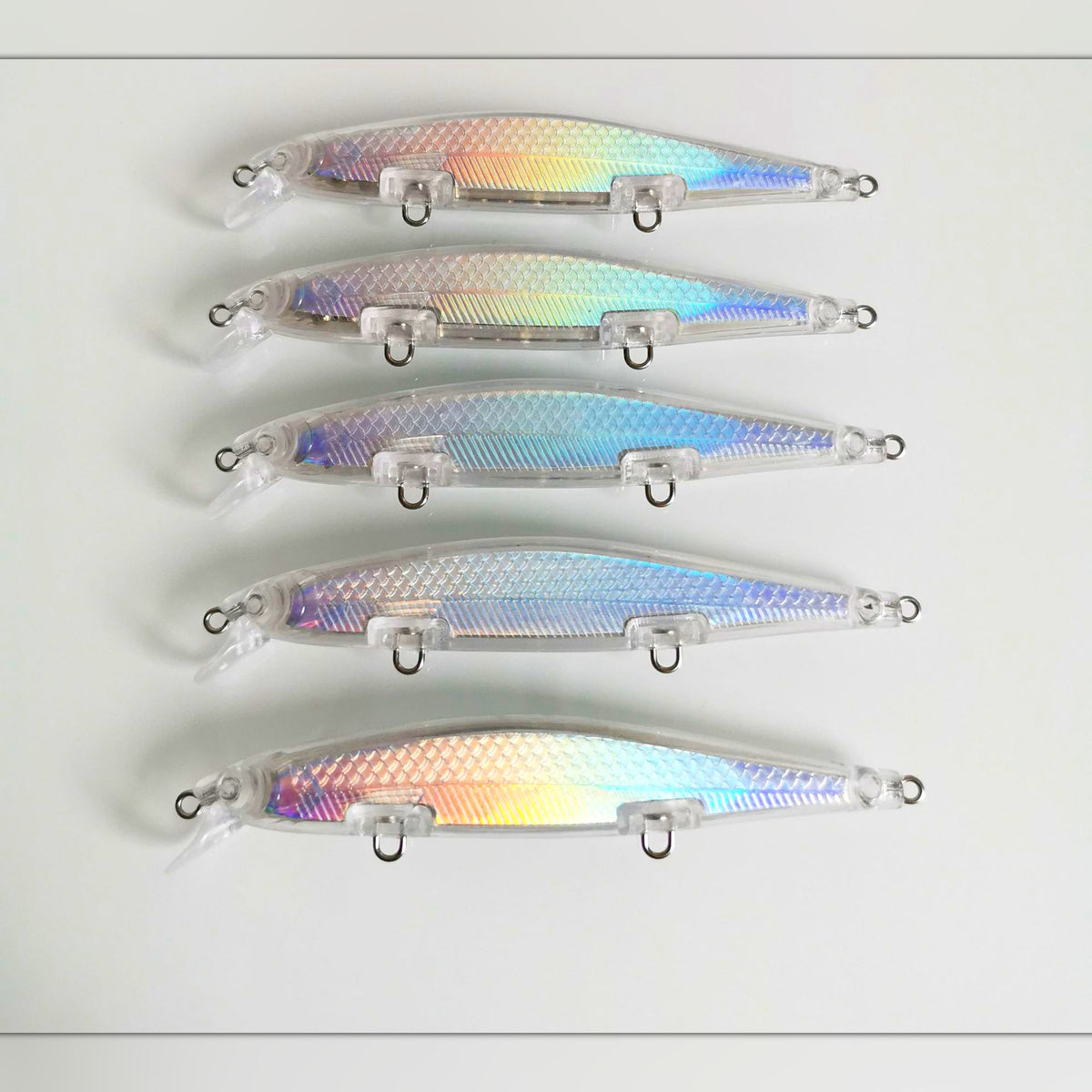 Unpainted Short Lip Minnow Lure Blank, 11 g (0.39 oz), 11 cm