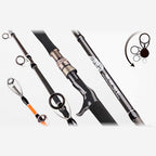 Solid Carbon Boat Rod for Electric Reels, 1.8–2.1 m (5.9–6.9 ft)