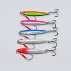 Metal Casting Jig with Treble Hook, 7–30 g (0.25–1.06 oz)