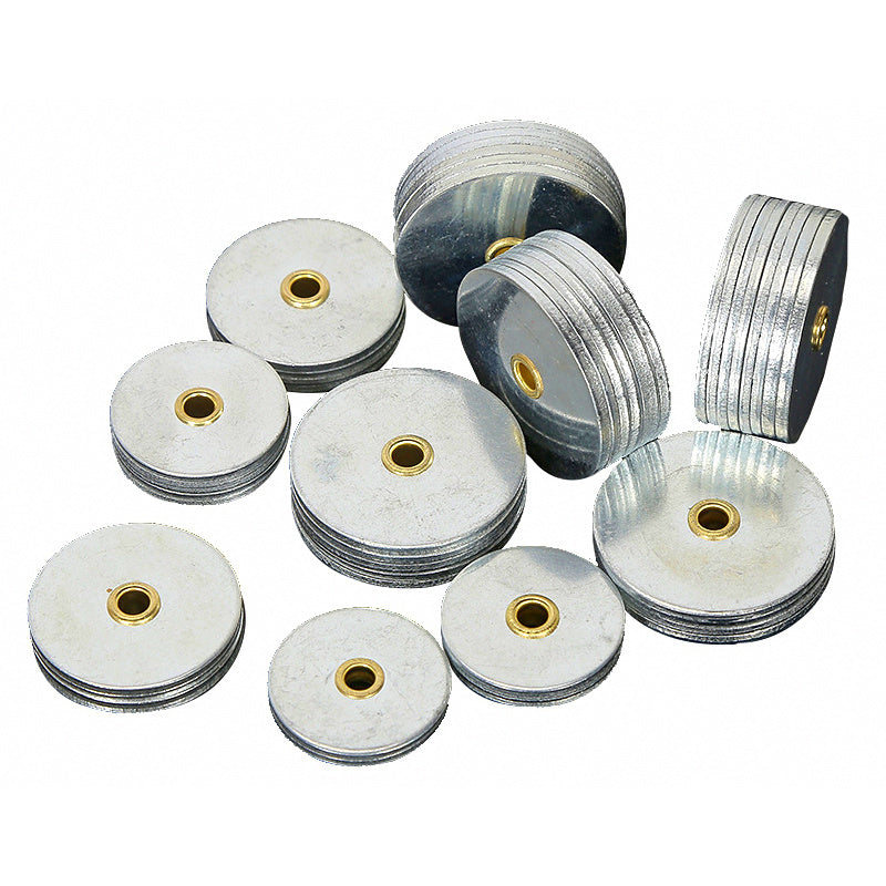 Hollow Iron Sinker, Flip-Plate Style, 20–150 g (0.7–5.3 oz)