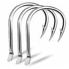 Saltwater Offshore Hooks, Barbed, Sizes 1/0–5/0, 10 Pack
