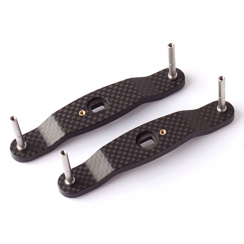 Carbon Fiber Double Arm Baitcasting Reel Handle, 8x5 / 7x4