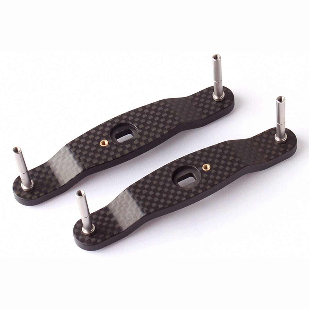 Carbon Fiber Double Arm Baitcasting Reel Handle, 8x5 / 7x4