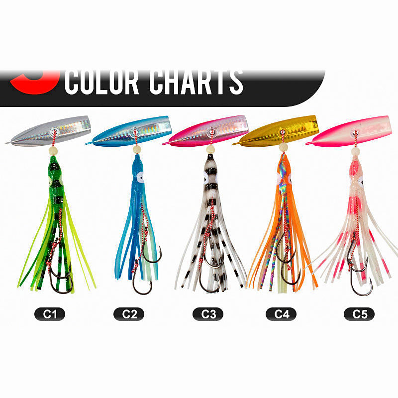 Slow Pitch Jig, 80–200 g (2.8–7.1 oz)
