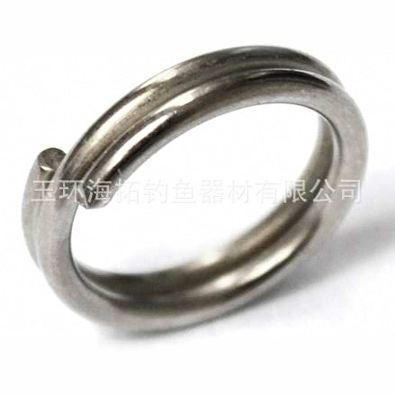 Stainless Steel Split Rings, Heavy-Duty Connectors, 6-8 mm