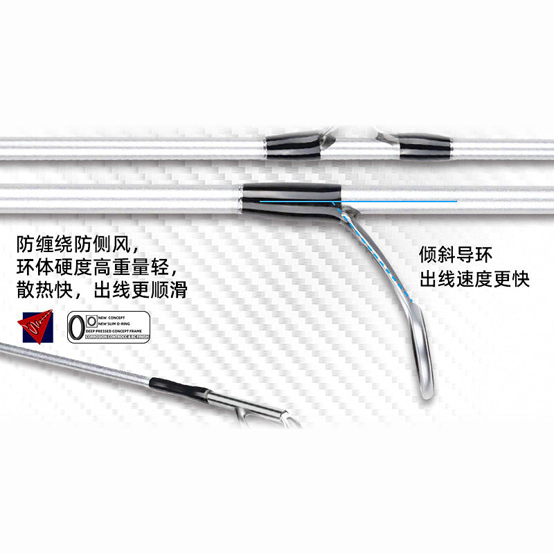 Ultralight Carbon Rod, 1.56–1.8 m (5 ft 1 in–5 ft 11 in)