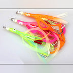 Luminous Squid Skirt Jig, Iron Plate Double Hook Rig