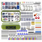 405-Piece Terminal Tackle Kit with Hooks, Sinkers, Swivels