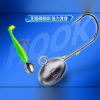 Lead Jig Head Hooks, Antimony Alloy, 1.5–14 g (0.05–0.5 oz)