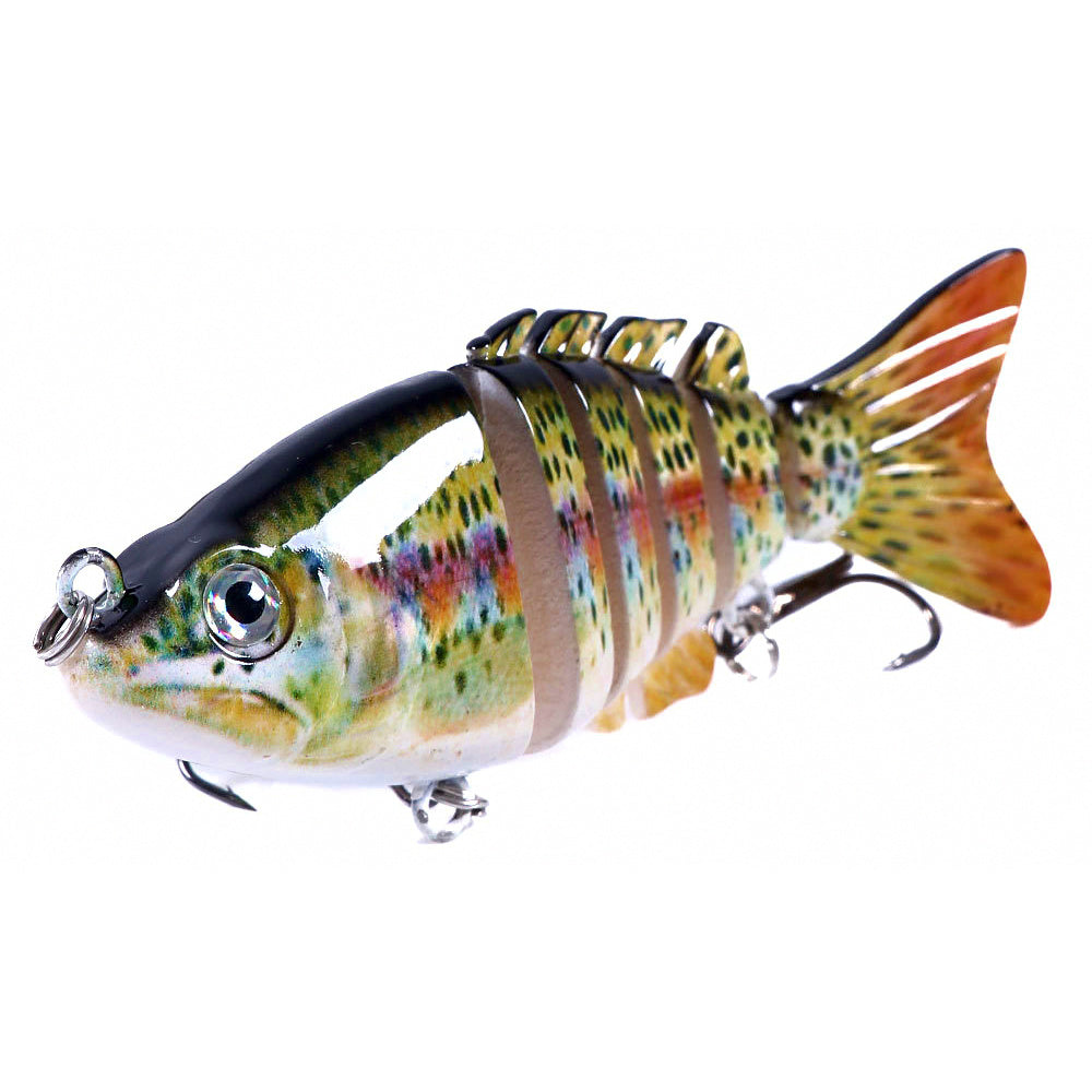 Jointed Swimbait Hard Lure, 8 cm (3.1 in) 13 g (0.46 oz)