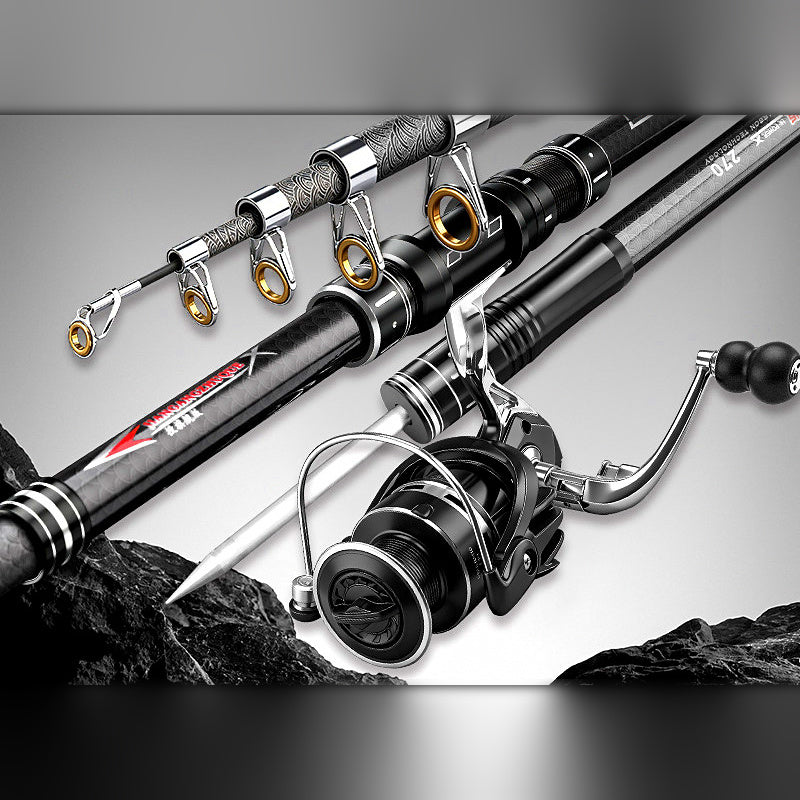 Hard Casting Rod & Reel Combo, 2.1–4.5 m (6.9–14.8 ft)