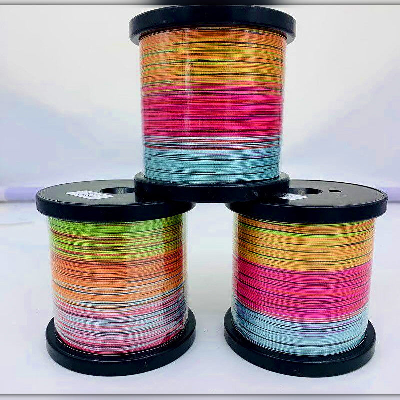 8-Strand PE Braided Fishing Line, Multicolor, 1 m Marks