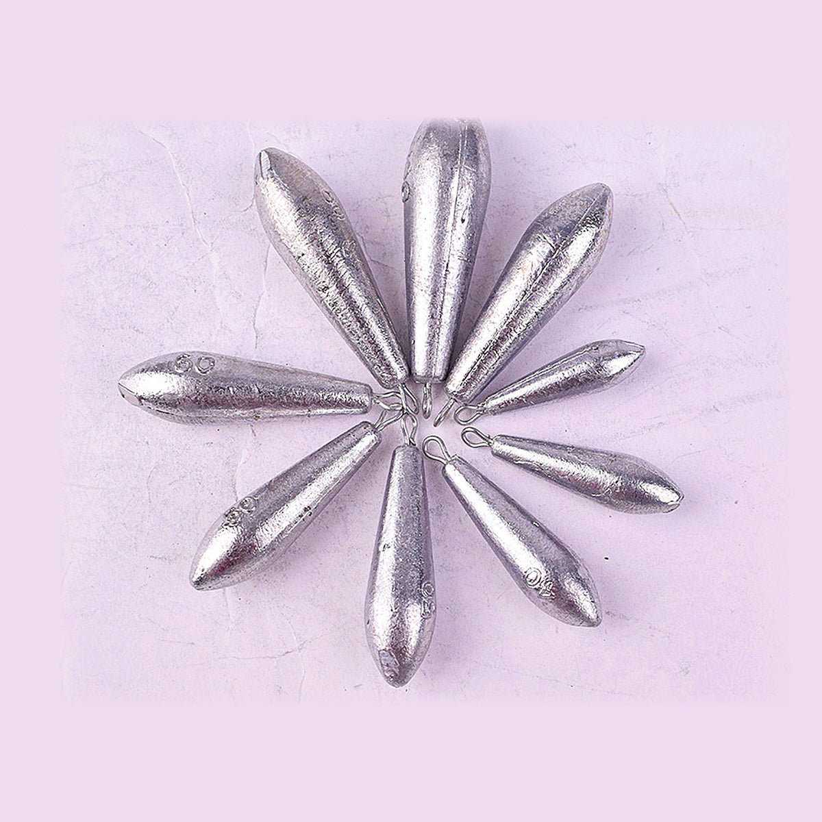 Teardrop Sinkers, 0.12–7 oz (3.5–200 g), 20 or 50 Pack