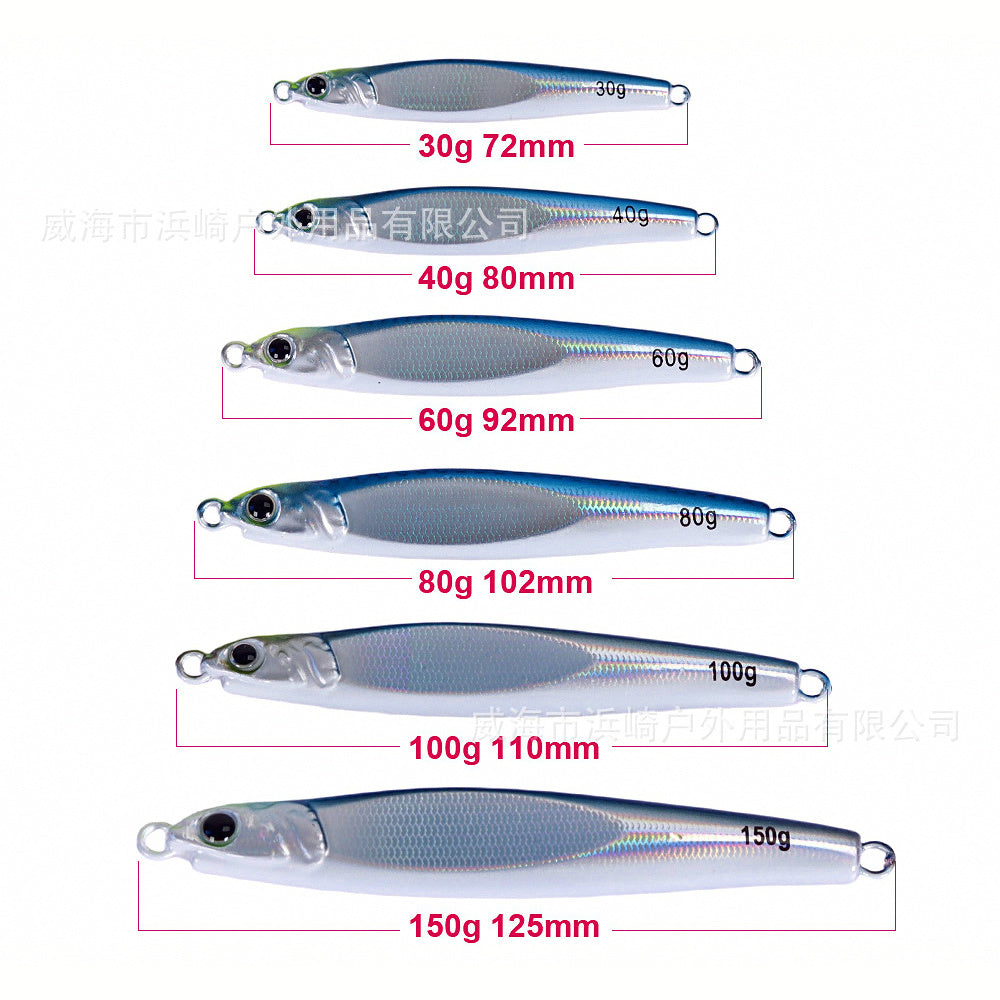 Glow Metal Jig, 30–150 g (1.1–5.3 oz)