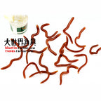 Sea Worm Soft Bait, Bloodworm-Style Lure, Reddish Brown