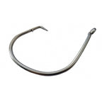 Stainless Steel Circle Hooks, Barbed, Sizes 4/0–15/0