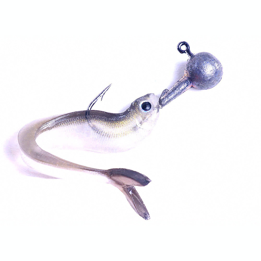Two-Tone Minnow Soft Baits, 8 cm (3.1 in), 2 g, Pack of 10