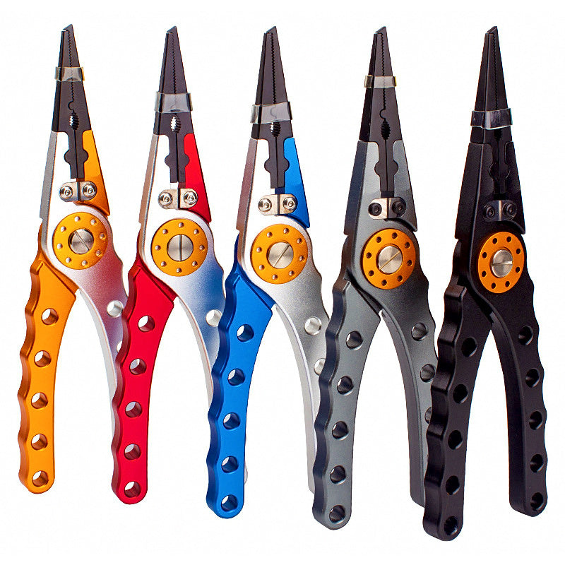 Aluminum Fishing Pliers, Split Ring & Hook Remover, Line Cutter