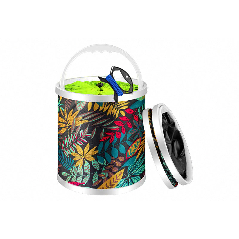Collapsible Fishing Bucket with Rope, 2–17 L (0.5–4.5 gal)