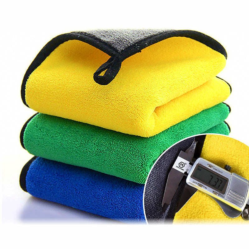 Fishing Hand Towel with Carabiner Clip, Thick Absorbent