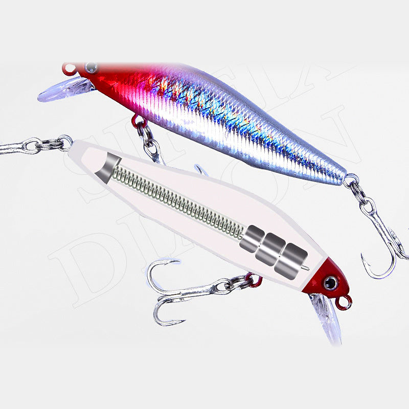 Minnow Hard Bait, Slow Sinking & Floating, 5–14 g (0.18–0.49 oz)