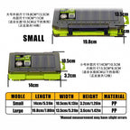 Double-Layer Plastic Lure Storage Box, Minnow & Pencil Bait