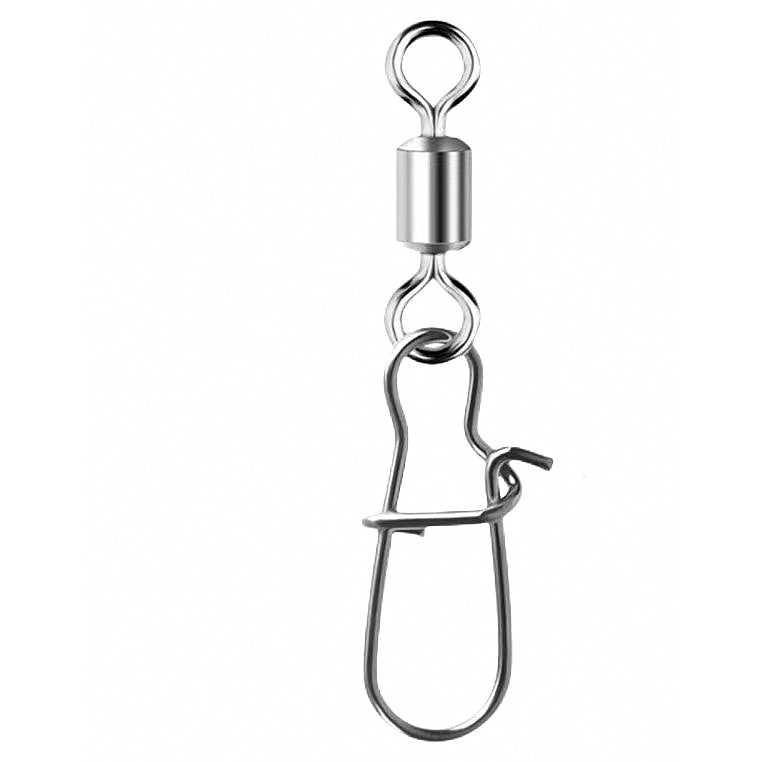 Black Swivel with Interlock Snap, Sizes 14 to 4/0