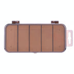 Clear Plastic Lure & Tackle Box, 13.3 x 6.2 x 2.5 cm (5.2 in)
