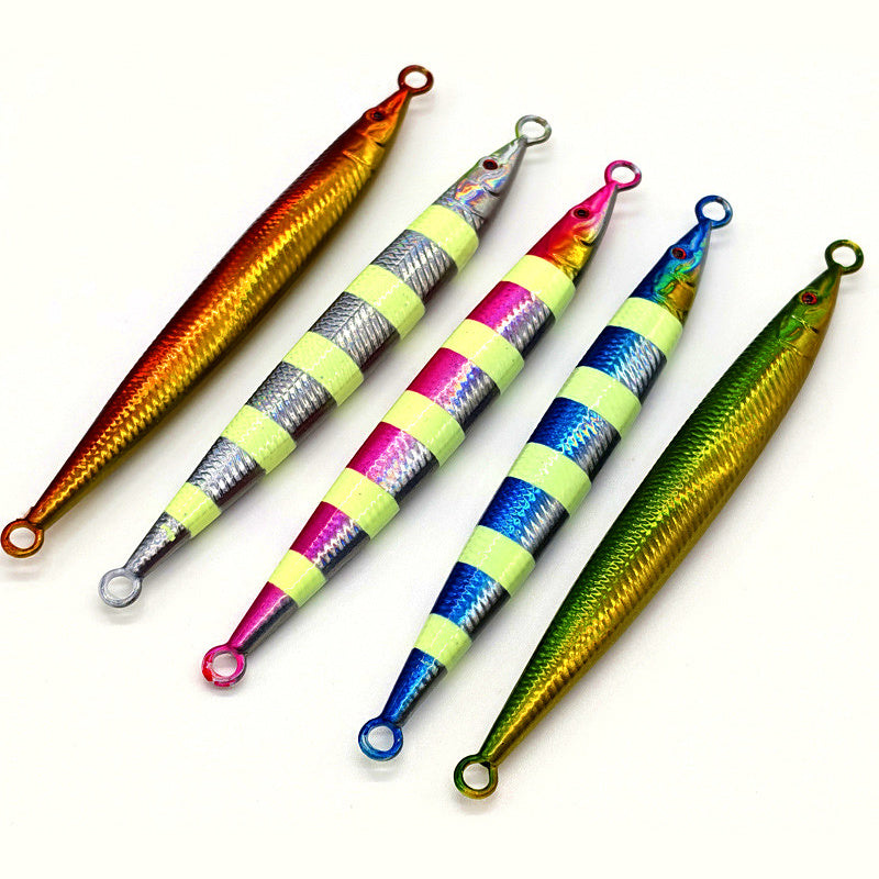 Long Speed Jig, Fast-Sinking Metal Jig, 100–200 g (3.5–7.1 oz)