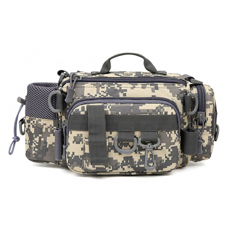Lure Fishing Waist / Sling Bag, 2-Layer, Camo