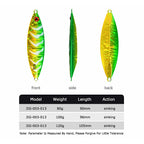 Slow Pitch Jig, 80–120 g (2.8–4.2 oz), Glow